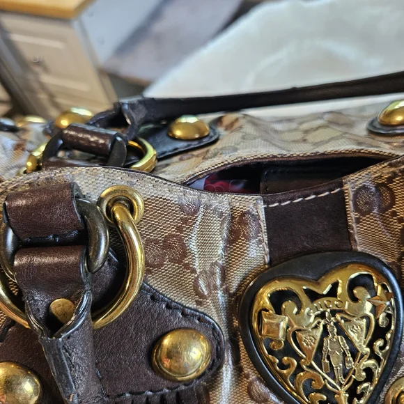 Gucci XL Crystal Fringe Babouska Hobk - Picture 15 of 16